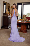 Nox Anabel H1873 V-Neck Double Spaghetti Straps Prom Dress