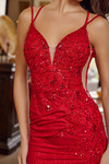 Nox Anabel H1873 V-Neck Double Spaghetti Straps Prom Dress