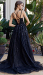 Nox Anabel H1885 Embroidery Sweetheart Plunging Neck Gown