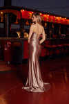 Nox Anabel T1861 Scoop Neck Adorned Strapless Prom Gown