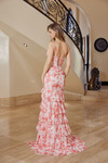 Nox Anabel T1863 Chiffon Spaghetti Straps Sleeveless Gown