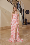 Nox Anabel T1863 Chiffon Spaghetti Straps Sleeveless Gown