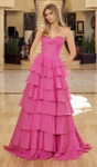 Nox Anabel Y1806 Sequined Layered Strapless Prom Ball Gown