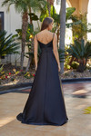 Nox Anabel Y1808 Satin Beaded Spaghetti Straps Prom Dress