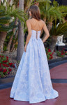 Nox Anabel T1912 Jacquard Sweetheart Neck Strapless Gown