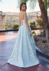 Nox Anabel T1912 Jacquard Sweetheart Neck Strapless Gown
