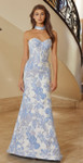 Nox Anabel T1922 Structured Sweetheart Neck Strapless Gown