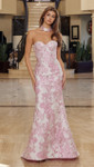 Nox Anabel T1922 Structured Sweetheart Neck Strapless Gown
