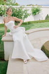 Nox Anabel JW1044 Stretch Satin Strapless Sweetheart Gown