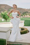 Nox Anabel JW1044 Stretch Satin Strapless Sweetheart Gown