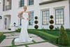 Nox Anabel JW1047 Stretch Satin Cowl Neckline Wedding Gown