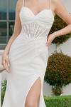Nox Anabel JW1050 Sweetheart Neck Sleeveless Wedding Gown