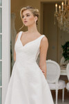 Nox Anabel JW1049 Satin V-Neckline Sleeveless Wedding Gown