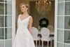 Nox Anabel JW1049 Satin V-Neckline Sleeveless Wedding Gown