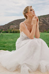 Nox Anabel JE1060L Tulle Sequined Lace Sleeveless Long Gown