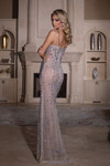 Portia and Scarlett PS25438C Beaded Stones Sleeveless Dress