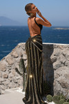 Portia and Scarlett PS25453C Beaded V-Neck Sleeveless Dress
