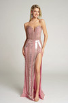 Portia and Scarlett PS25986C Beaded Strapless Long Dress