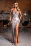 Portia and Scarlett PS25986C Beaded Strapless Long Dress