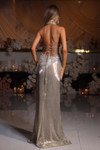 Portia and Scarlett PS25997C Beaded Halter Neck Long Dress