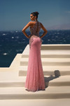 Portia and Scarlett PS26436C Beaded Halter Neck Long Dress