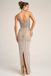 Portia and Scarlett PS26440C Beaded One-Shoulder Long Dress