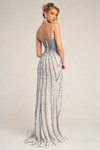 Portia and Scarlett PS26441C Beaded Straps Sleeve Dress