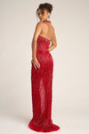 Portia and Scarlett PS26452C Beaded Halter Neck Long Dress