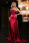 Portia and Scarlett PS25687E Embellished One-Shoulder Gown