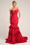 Portia and Scarlett PS26325E Taffeta Ruffles Strapless Dress