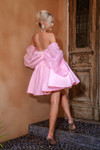 Portia and Scarlett PS24016 Satin Strapless Short Dress