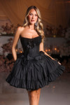 Portia and Scarlett PS25700 Taffeta Strapless Short Dress