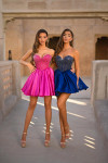 Portia and Scarlett PS25711 Satin Strapless Short Dress