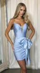 Portia and Scarlett PS25751 Jersey Strapless Short Dress