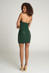 Portia and Scarlett PS25812C Beaded Strapless Short Dress