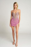 Portia and Scarlett PS25827C Beaded Strapless Short Dress