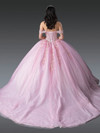 Dancing Queen 1980 Floral Off-Shoulder Quinceanera Dress