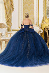 Dancing Queen 5083 3D Floral Off-Shoulder Quinceanera Dress