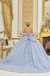 Dancing Queen 5088 Off-Shoulder Sleeves Quinceanera Dress