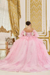 Dancing Queen 5116 Floral Off-Shoulder Quinceanera Dress