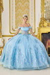 Dancing Queen 5123 Sequin Off-Shoulder Quinceanera Ball Gown