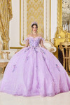 Dancing Queen 5127 Ruffled Off-Shoulder Quinceanera Gown