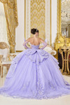 Dancing Queen 5129 Floral Beaded Sheer Bodice Ball Gown