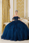 Dancing Queen 5141 Embellished Off-Shoulder Quinceanera Gown