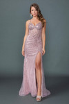 Dancing Queen 4610 Beaded Sequin Embellishments Prom Dress