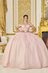 Dancing Queen 5090 Floral Off-Shoulder Quinceanera Dress