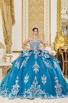 Dancing Queen 5125 Crystal Embellished Quinceanera Dress