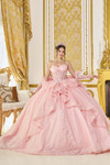 Dancing Queen 5152 Sweetheart Strapless Layered Ruffle Gown