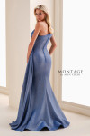 Montage by Mon Cheri M4205 Metallic Pique One-Shoulder Gown