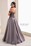 Montage by Mon Cheri M4211 Satin Faced Mikado A-Line Gown